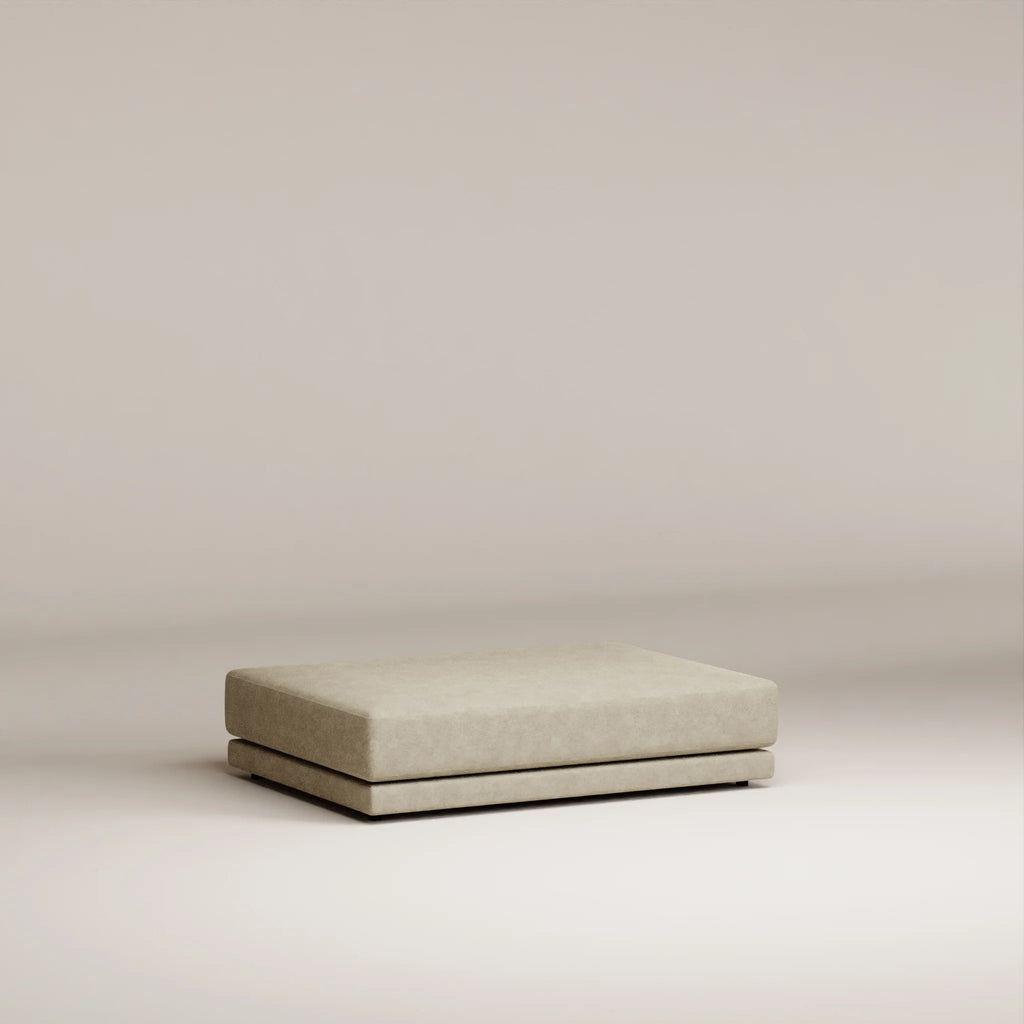 Image Pouf Palatine Rectangular • Felted wool • Natural