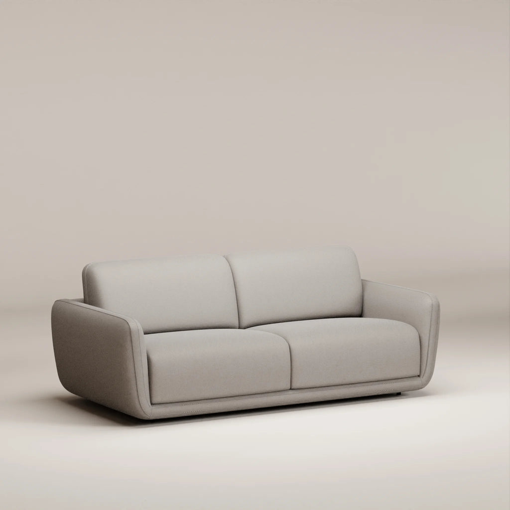 Image Canapé convertible Saul 3,5 places • Grille électro-soudée • Classique 30 HR • Tissu personnalisé